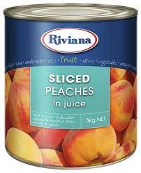 3kg RIVIANA PEACH SLICES IN NJ