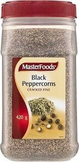 420gm MASTERFOODS FINE CRACK BLACK PEPPE