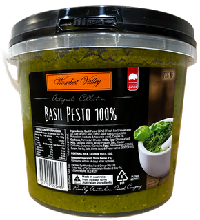 1kg WOMBAT 100% BASIL PESTO