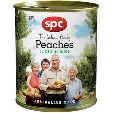 825ml SPC SLICED PEACHES