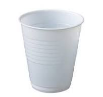 50 CA 7oz WHITE PLASTIC DRINK CUP