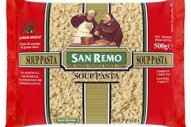 500gm SAN REMO SOUP PASTA #144