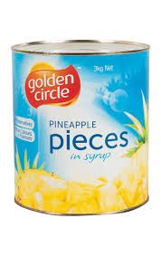 3kg GOLDEN CIRCLE PINEAPPLE PIECES