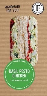 12x180gm EDC BASIL PESTO CHICK SANDWICHE