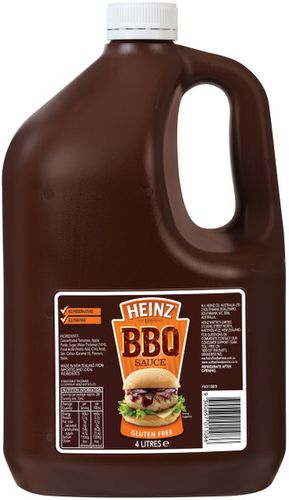 4lt HEINZ BBQ SAUCE GLUTEN FREE