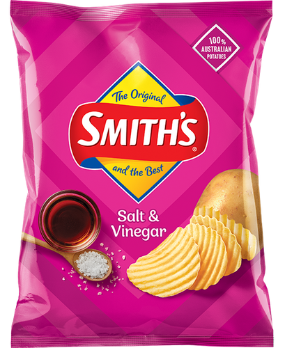 21x27gm SMITHS SALT & VINEGAR CC CHIPS