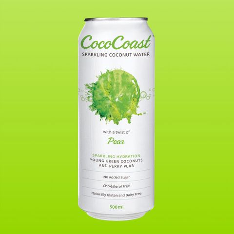 24x500ml COCO COAST SPARKLE PEAR COCONUT