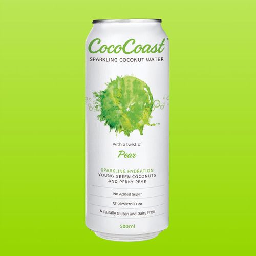 24x500ml COCO COAST SPARKLE PEAR COCONUT