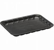 125 PLIX 7x5 CFC FREE BLACK FOOD TRAYS