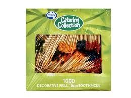 1000 FRILLED TOOTHPICKS