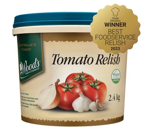 2.4kg WOODS TOMATO RELISH GF