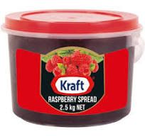 2.5kg KRAFT RASPBERRY JAM