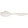 100 HEAVY DUTY CPLA WHITE TEASPOONS