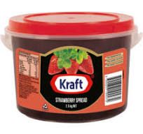 2.5kg KRAFT STRAWBERRY JAM