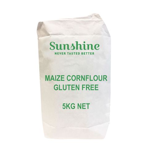 5kg SUNSHINE MAIZE CORNFLOUR GLUTEN FLOU