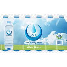 24x600ml NU SPRING WATER