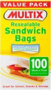 100 MULTIX QZ SANDWICH BAGS