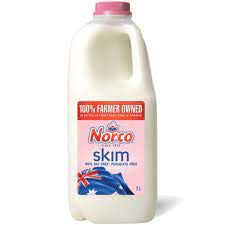 2lt NORCO SKIM WHITE MILK