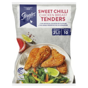 17x60gm STEGGLES CHILLI CHICKEN TENDERS