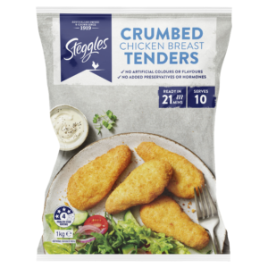 17x60gm STEGGLES CLASSIC CRUMBED TENDERS