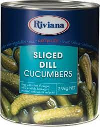 2.9kg RIVIANA SLICED DILL CUCUMBERS