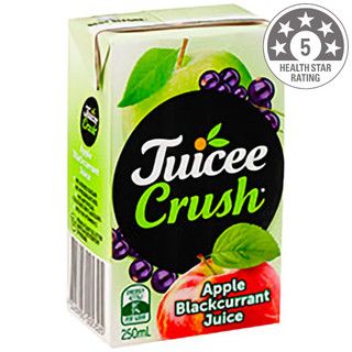 24x250ml JUICEE CRUSH APPLE BLACKCURRANT