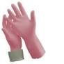 1pr SILVER LINED RUBBER GLOVES (LARGE)