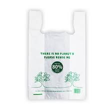 9kg 80% RECYCLED LARGE WHITE SINGLET BAG