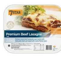 2.6kg 7 STAR PREMIUM MINCE BEEF LASAGNE