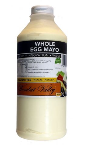 1kg WV FREE RANGE WHOLE EGG  MAYONNAISE