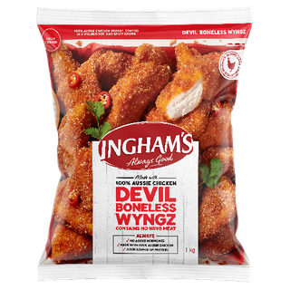 22x45gm INGHAMS BONELESS DEVIL WYNGZ