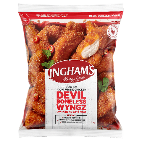 22x45gm INGHAMS BONELESS DEVIL WYNGZ