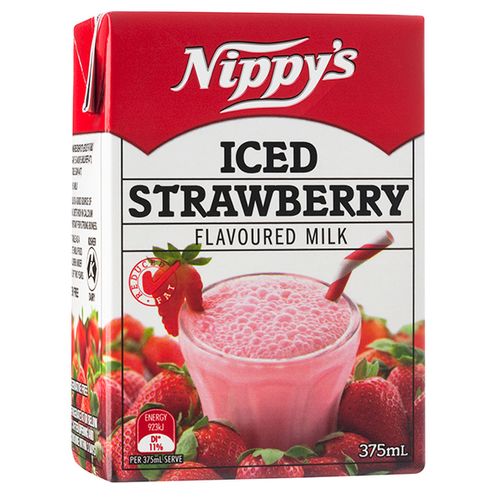 6x375ml NIPPY STRAWBERRY UHT MILK