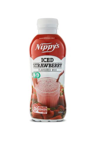 12x500ml NIPPY STRAWBERRY UHT MILK