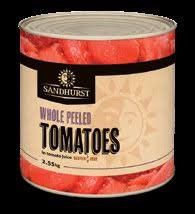 A10 SANDHURST WHOLE PEELED TOMATOES