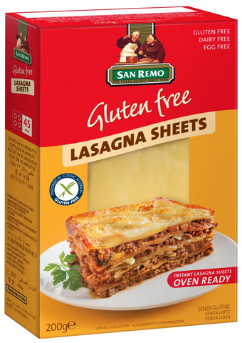 200gm SAN REMO GF LASAGNE SHEETS