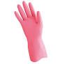 1pr SILVER LINED RUBBER GLOVES (SMALL)