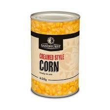 410gm SANDHURST CREAMED CORN