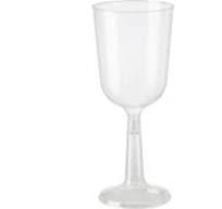 10x197ml  PLASTIC WINE GOBLET