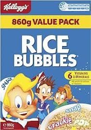 860gm KELLOGGS RICE BUBBLES