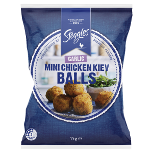 25x40gm STEGGLES MINI KIEV GARLIC BALLS