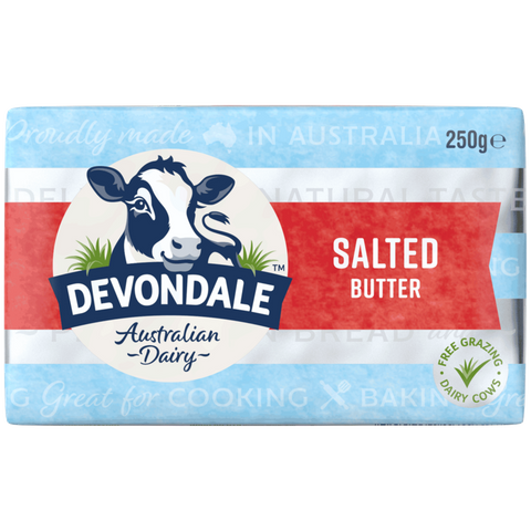 250gm DEVONDALE SALTED BUTTER