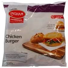 10x83gm CD CHICKEN BURGERS