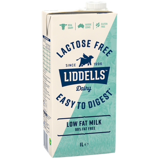 1lt LIDDELLS LOW FAT&LACTOS MILK