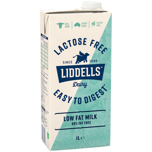 1lt LIDDELLS LOW FAT&LACTOS MILK