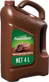 4lt FOUNTAIN WORCESTERSHIRE SAUCE(G/F)