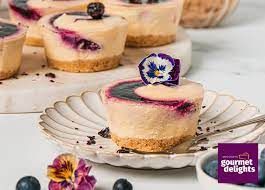 8 PRIESTLEYS BLUEBERRY CHEESECAKES