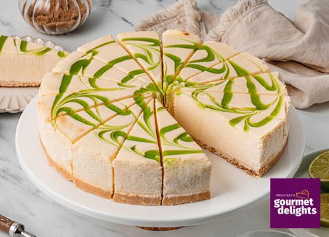 16 PRIESTLEYS LIME SWIRL CHEESECAKE