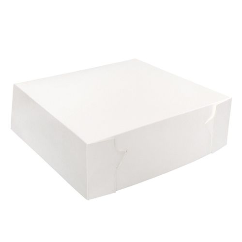 100 12x12x2.5 WHITE MILKBOARD CAKE BOXES