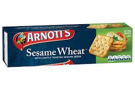 250gm ARNOTTS SESAME WHEAT BISCUITS